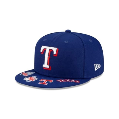 Sapca New Era Texas Rangers MLB Visor Hit 59FIFTY Fitted - Albastri